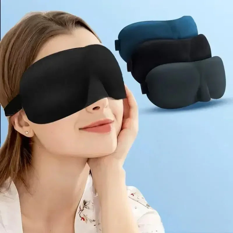 Masque de Sommeil 3D Ergonomique – Occultation Totale, Confort Absolu | Idéal Bureau, Voyage & Maison, Homme & Femme