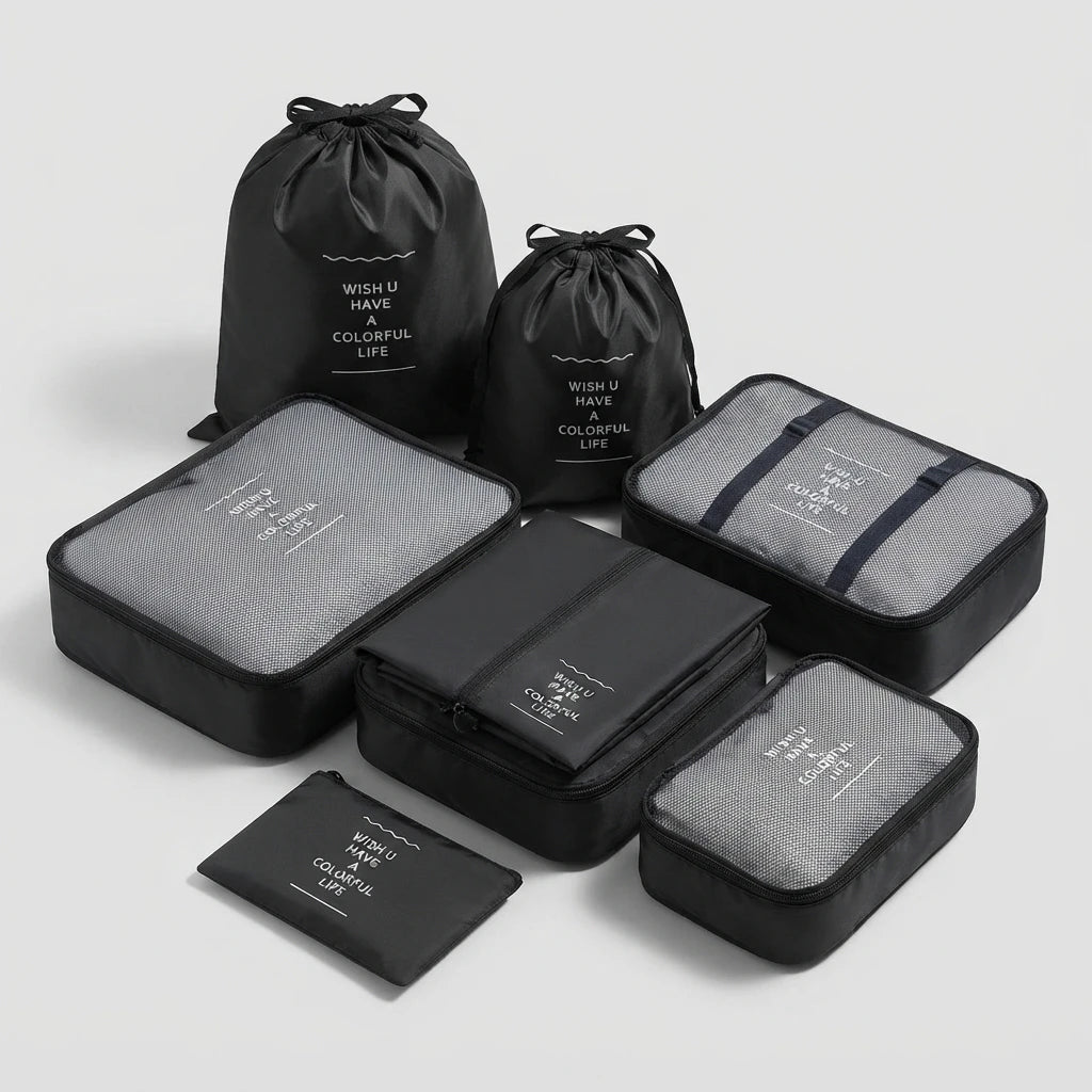 Packing Cubes Voyage (Set de 7) – Organisateurs pour Valise