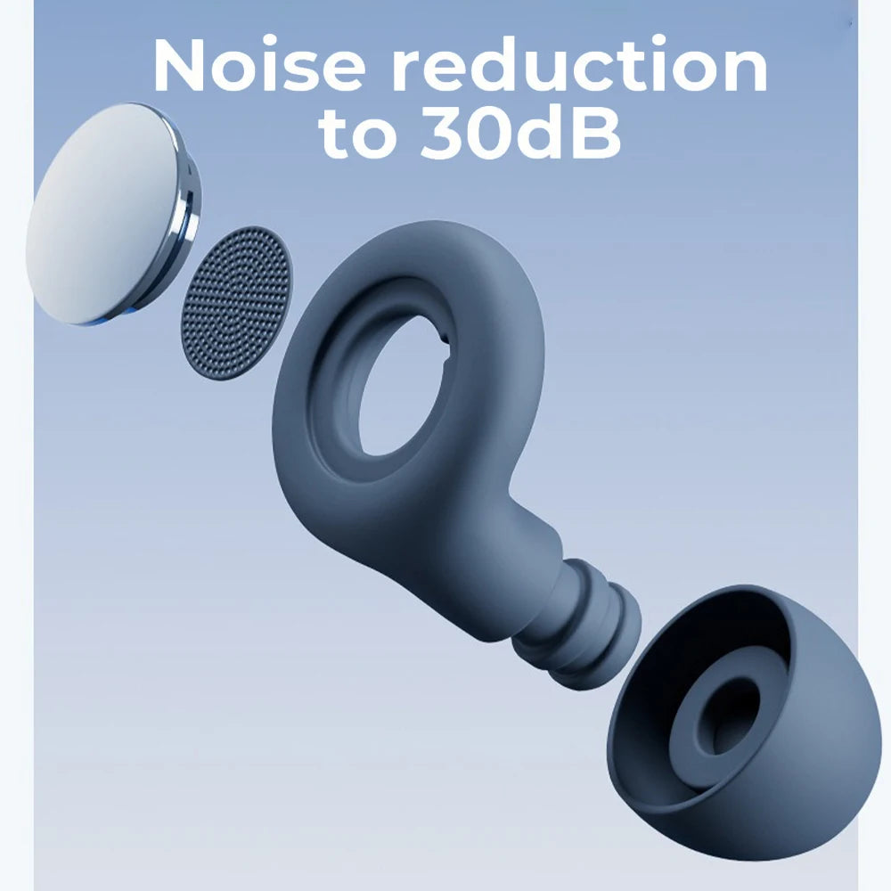 Bouchons d'Oreilles Anti-Bruit Réutilisables – Confort Ultra-Doux pour un Sommeil Paisible | Voyage, Travail & Quotidien