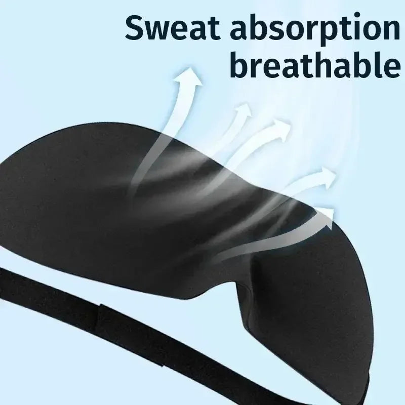 Masque de Sommeil 3D Ergonomique – Occultation Totale, Confort Absolu | Idéal Bureau, Voyage & Maison, Homme & Femme